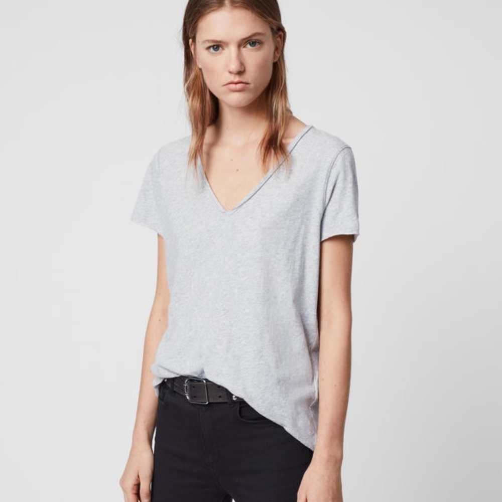 🖤All Saints | Super Soft Gray Jersey Tee!!